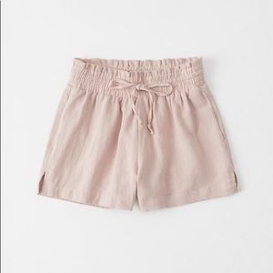 {SOLD} Linen Blend Pull On Shorts